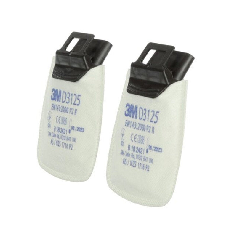 3M D3125 Secure Click P2R Particulates (Fine Dusts and Mists) - 1 Pair