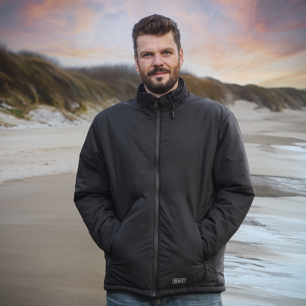 Sealey WPHJ04 Heated Rain Jacket 5V - 50" Chest Extra-Large