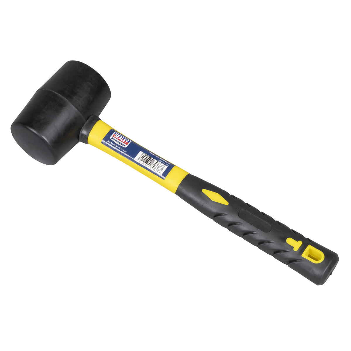 Sealey RMB100 Rubber Mallet 1lb with Fibreglass Shaft