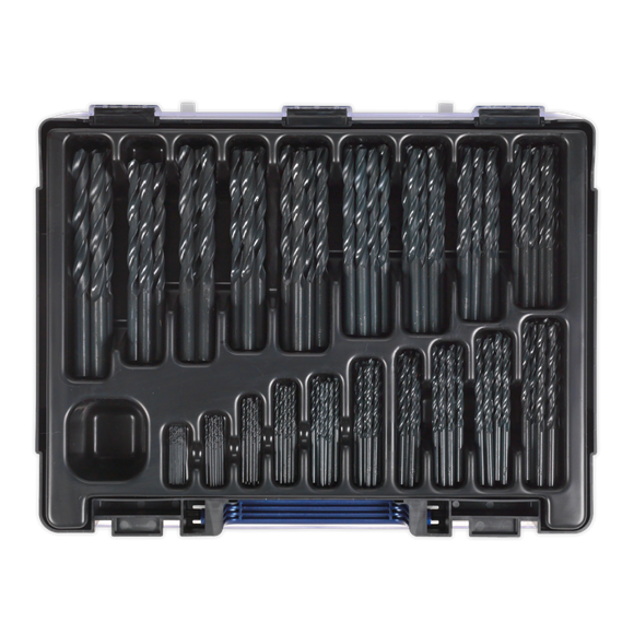Sealey DBS170RF HSS Roll Forged Drill Bit Assortment 170pc Ø1-10mm