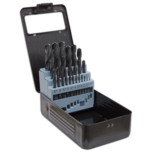 Sealey DBS25RF HSS Roll Forged Drill Bit Set 25pc 1-13mm