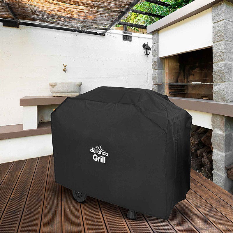 Black PVC Cover for BBQs, Waterproof 1150 x 920mm