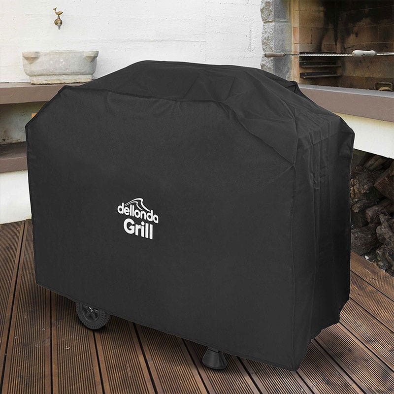 Black PVC Cover for BBQs, Waterproof 1325 x 1130mm