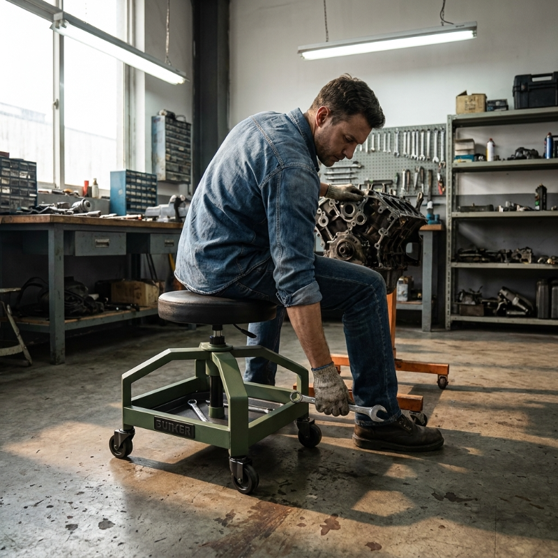 BUNKER 29725 Adjustable Work Stool