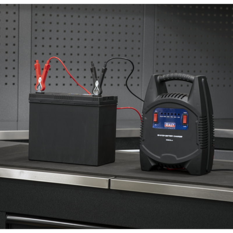 Sealey DSBC8 Battery Charger 8A 6/12V 230V