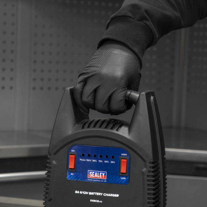 Sealey DSBC8 Battery Charger 8A 6/12V 230V