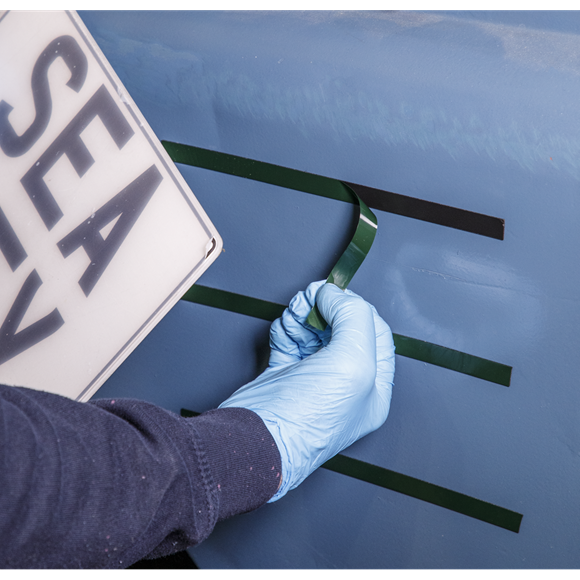 Sealey DSTG2510 Double-Sided Adhesive Foam Tape 25mm x 10m Green Backing