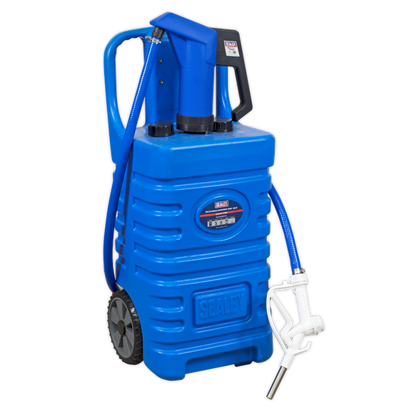 Sealey DT55BCOMBO1 Mobile Dispensing Tank 55L with AdBlue Pump - Blue