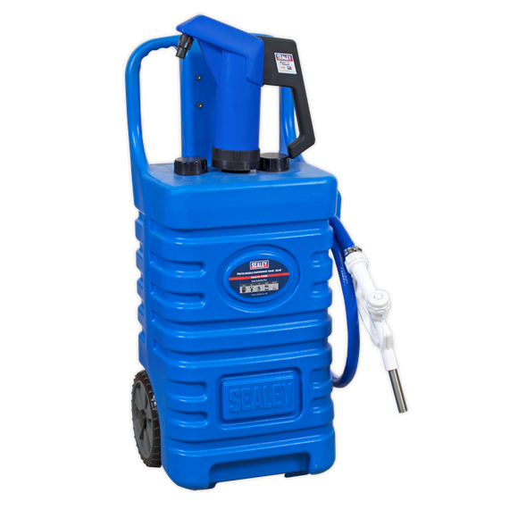 Sealey DT55BCOMBO1 Mobile Dispensing Tank 55L with AdBlue Pump - Blue
