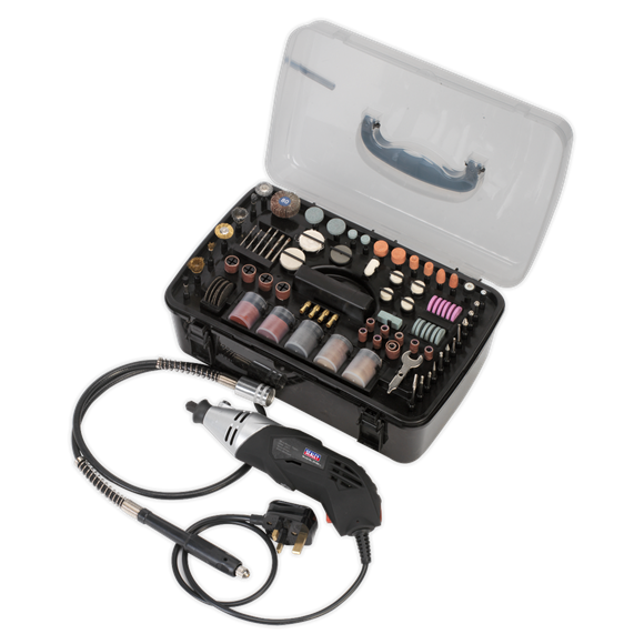 Sealey E5188 Multipurpose Rotary Tool & Engraver Kit 219pc 230V