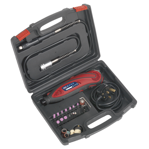 Sealey E540 Multipurpose Rotary Tool & Engraver Kit 40pc 230V