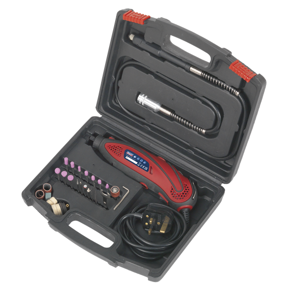 Sealey E540 Multipurpose Rotary Tool & Engraver Kit 40pc 230V