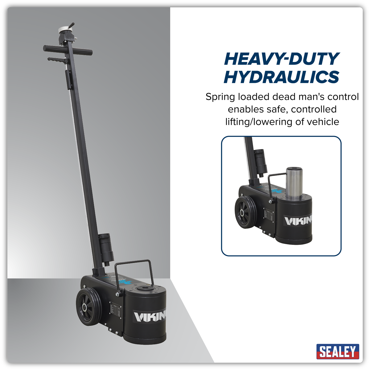 Sealey YAJ301 Air Operated Jack 30tonne - Single Stage