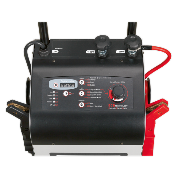 Sealey ECS350 12/24V Electronic Charger Starter 60/350A