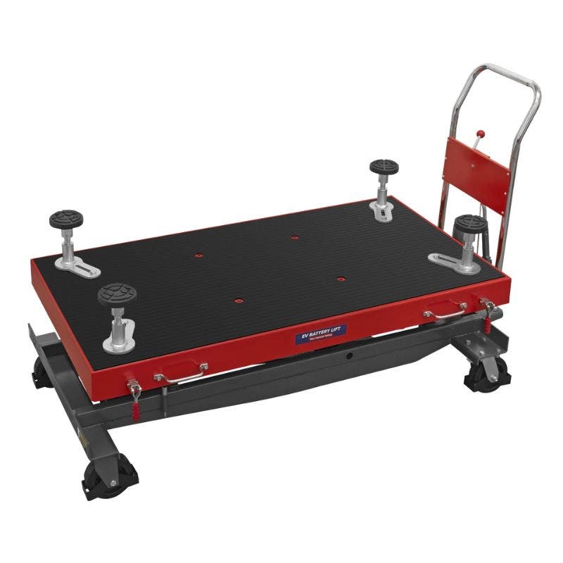 Sealey EVBT1000 High Lift EV Battery Lift/Hydraulic Platform Truck 1000kg Capacity