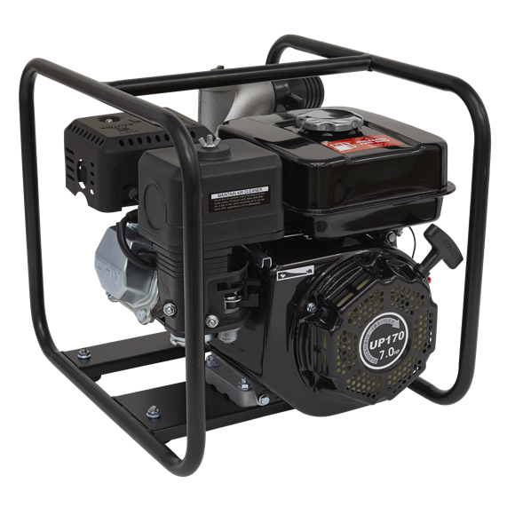 Sealey EWP050 Water Pump Ø50mm 7hp Petrol Engine