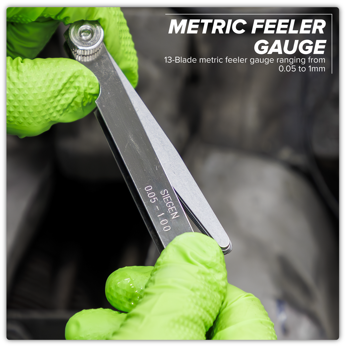 Sealey S0517 Feeler Gauge 13 Blade - Metric