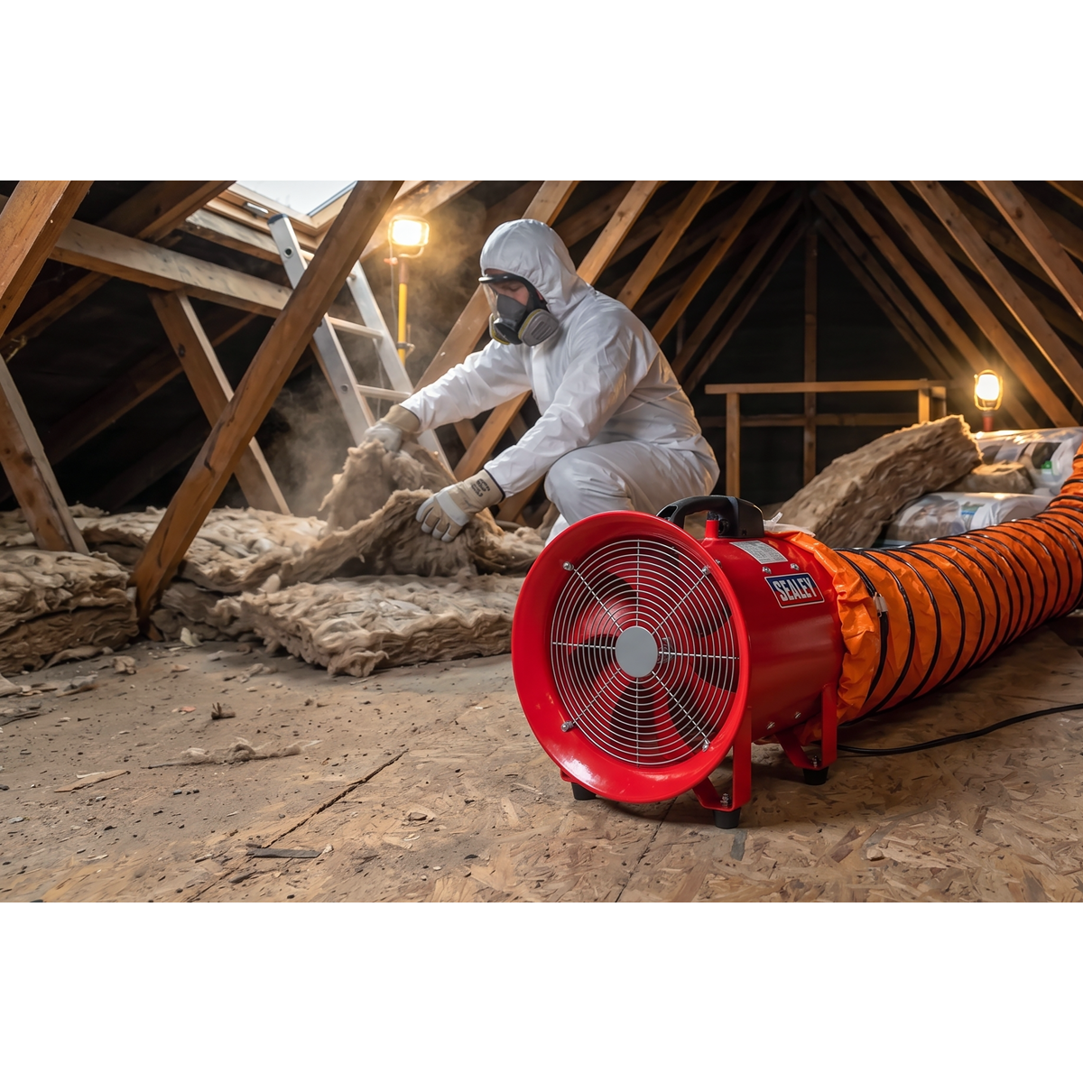 Sealey VEN300AK2 Flexible Ducting 300mm 10m