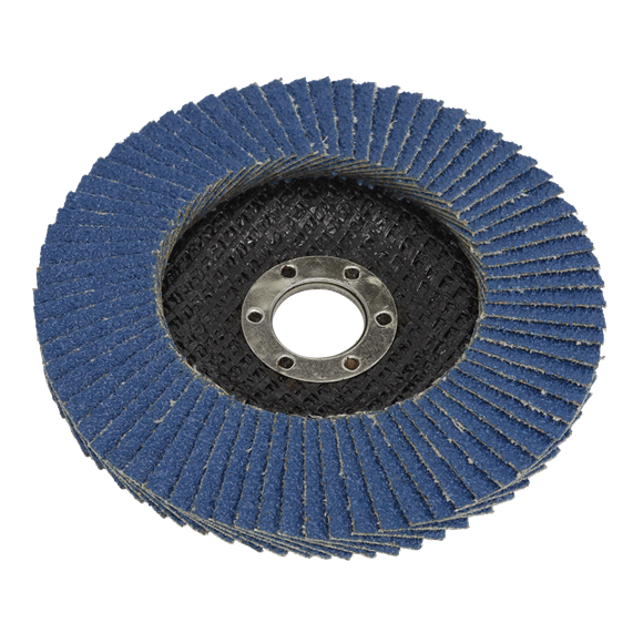 Sealey FD10060 100mm Zirconium Flap Disc 60Grit 16mm Bore