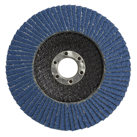 Sealey FD10060 100mm Zirconium Flap Disc 60Grit 16mm Bore
