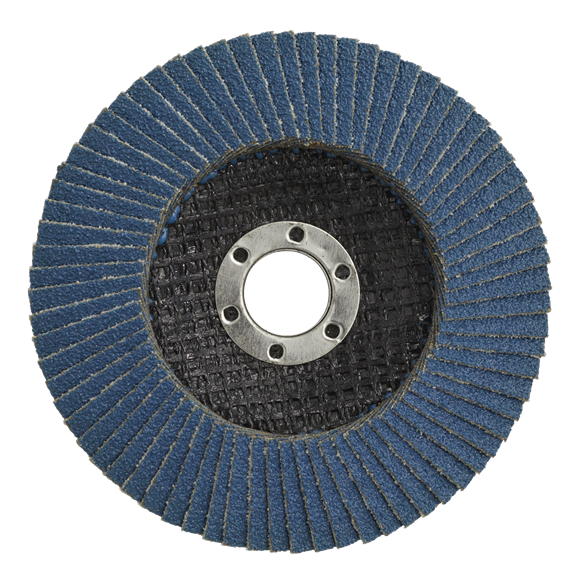 Sealey FD10080 100mm Zirconium Flap Disc 80Grit 16mm Bore