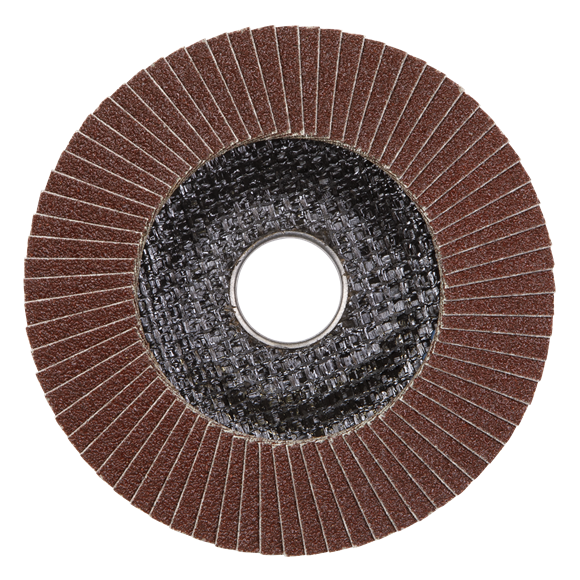 Sealey FD11540E Flap Disc Aluminium Oxide Ø115mm Ø22mm Bore 40Grit