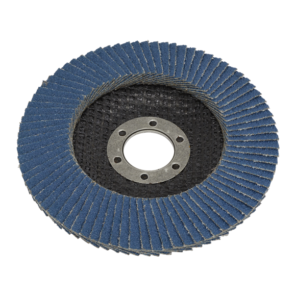 Sealey FD11580 115mm Zirconium Flap Disc 80Grit 22mm Bore
