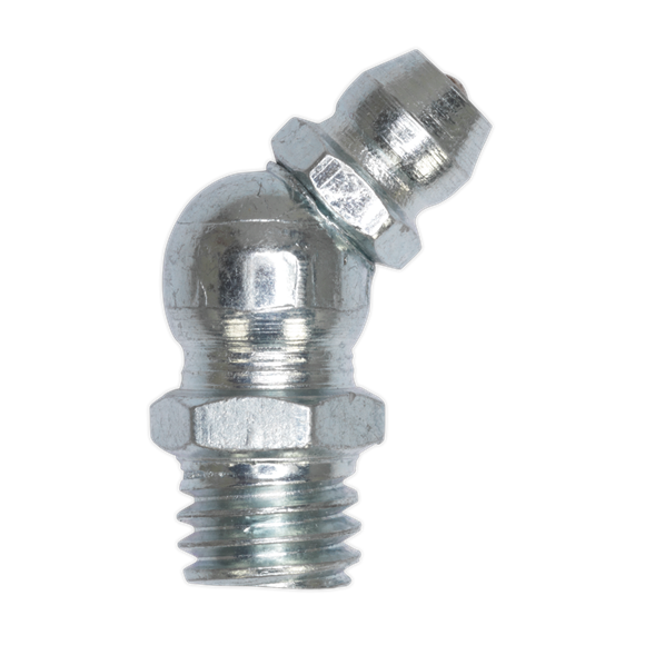 Sealey GNI10 45° Grease Nipple 1/4"UNF - Pack of 25