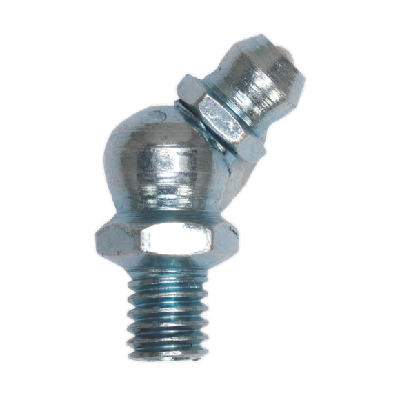 Sealey GNM13 45° Grease Nipple 6 x 1mm - Pack of 25
