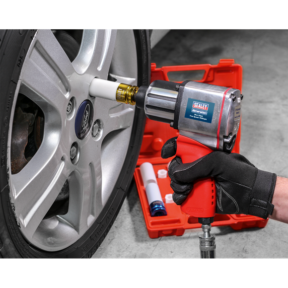Sealey GSA02 Air Impact Wrench 1/2"Sq Drive - Twin Hammer