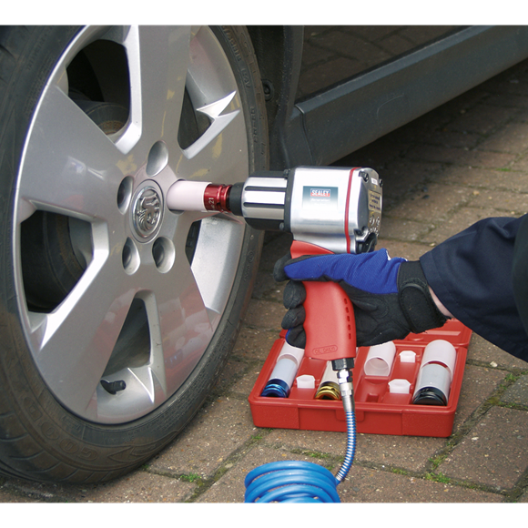 Sealey GSA02 Air Impact Wrench 1/2"Sq Drive - Twin Hammer