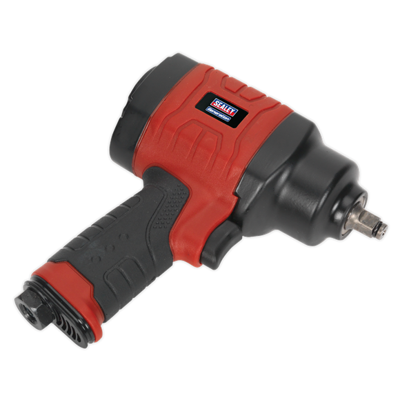 Sealey GSA6000 Composite Air Impact Wrench 3/8"Sq Drive - Twin Hammer