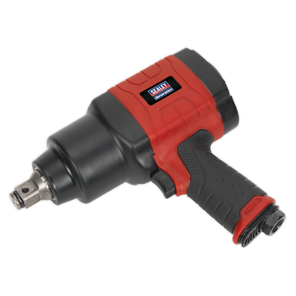 Sealey GSA6004 Composite Air Impact Wrench 3/4"Sq Drive - Twin Hammer