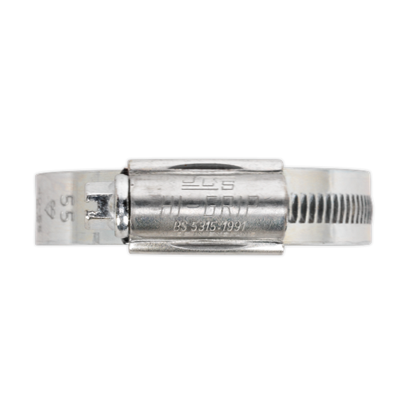 Sealey HCJ1X HI-GRIP® Hose Clip Zinc Plated Ø30-40mm Pack of 20