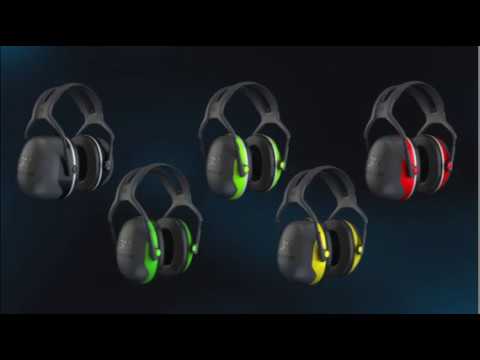 3M PELTOR X1A Ear Defenders (Black/Green)