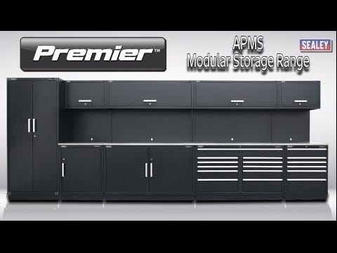 Sealey APMSCOMBO1SS Premier 2.48m Storage System - Stainless Worktop