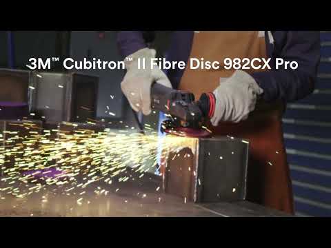 3M 83322 Cubitron II Fibre Disc 982CX Pro, 125 mm, Slotted, 36+ (Pack of 25)