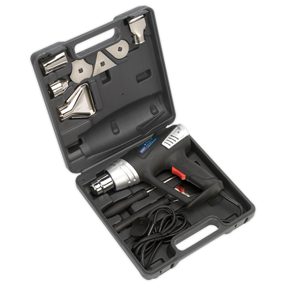 Sealey HS103K Hot Air Gun Kit 2-Step 350°C/600°C