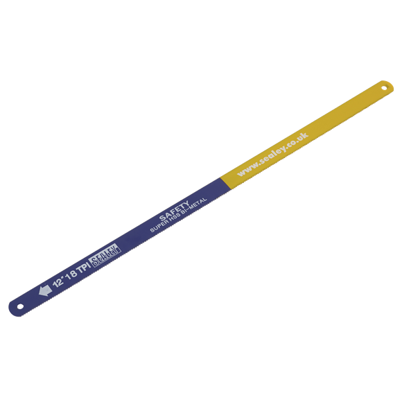 Sealey HSB0518 Hacksaw Blade 300mm HSS Bi-Metal 18tpi Pack of 5