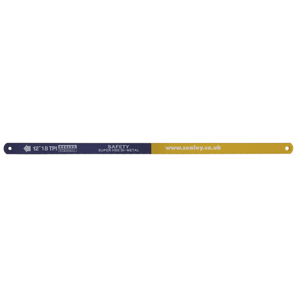 Sealey HSB0518 Hacksaw Blade 300mm HSS Bi-Metal 18tpi Pack of 5