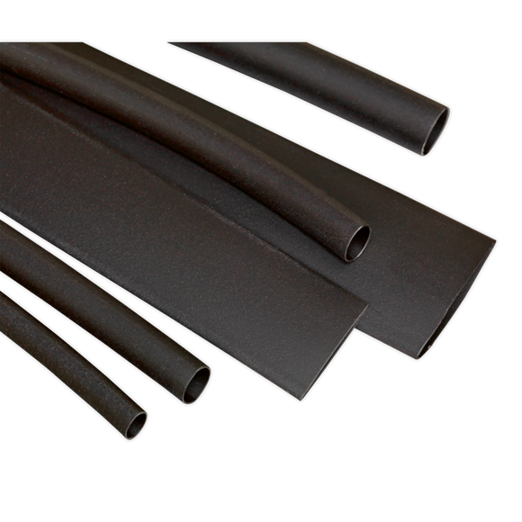Sealey HST100B Heat Shrink Tubing Assortment 95pc 100mm Black