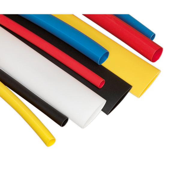Sealey HST100MC Heat Shrink Tubing Assortment 95pc 100mm Mixed Colours