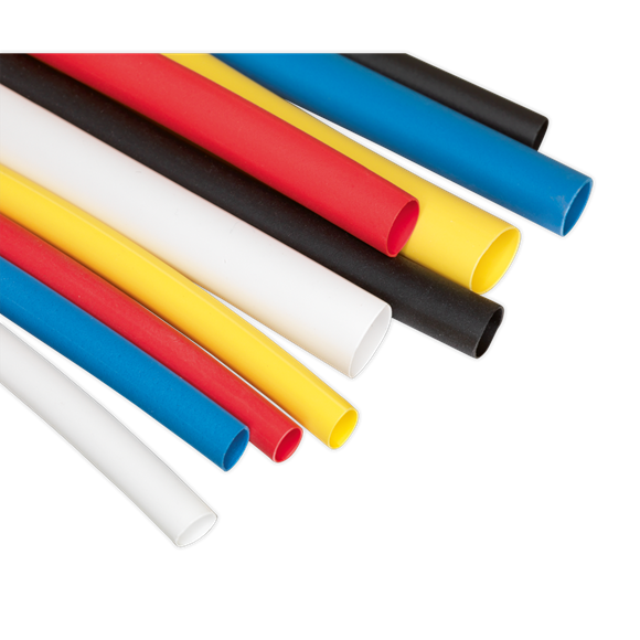 Sealey HST501MC Heat Shrink Tubing Assortment 180pc 50 & 100mm Mixed Colours