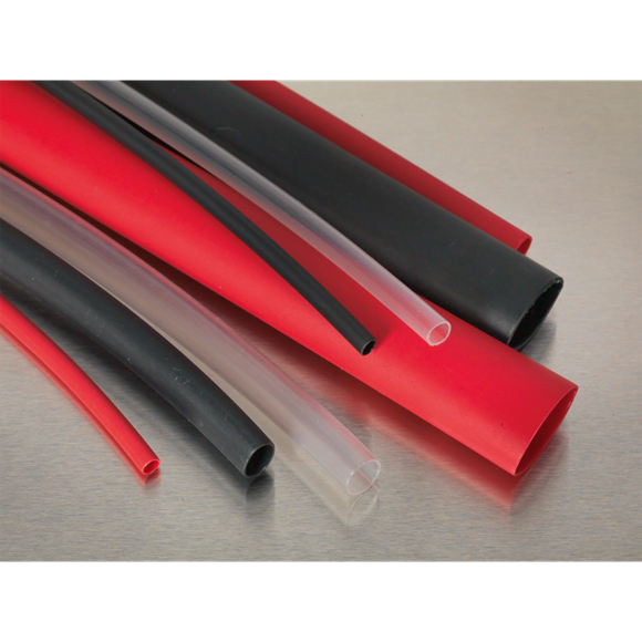 Sealey HSTAL72MC Heat Shrink Tubing Assortment 72pc Mixed Colours Adhesive Lined 200mm
