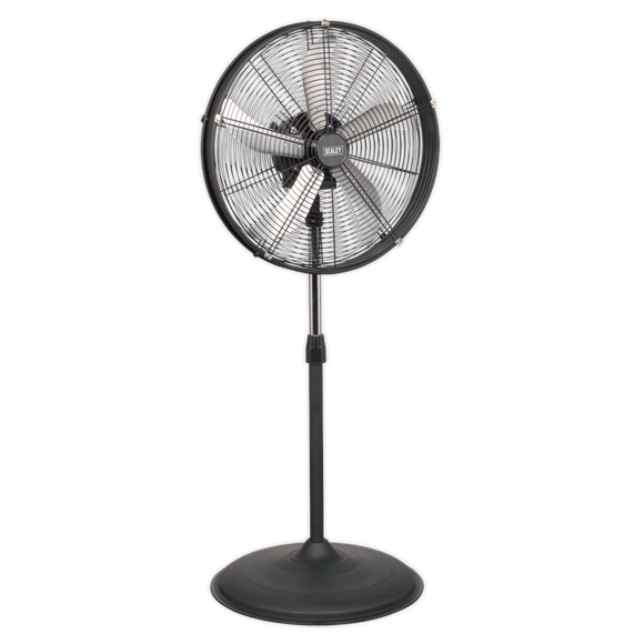 Sealey HVF20PO Industrial High Velocity Oscillating Pedestal Fan 20" 230V
