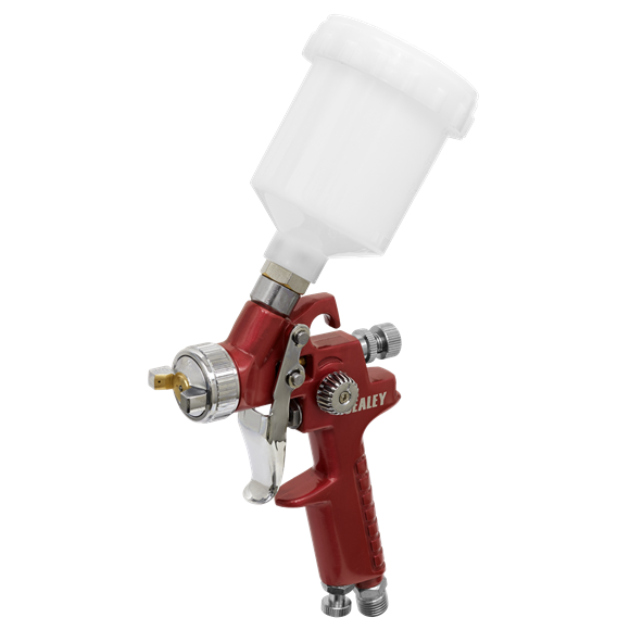 Sealey HVLP731 HVLP Gravity Feed Touch-Up Spray Gun 0.8mm Set-Up