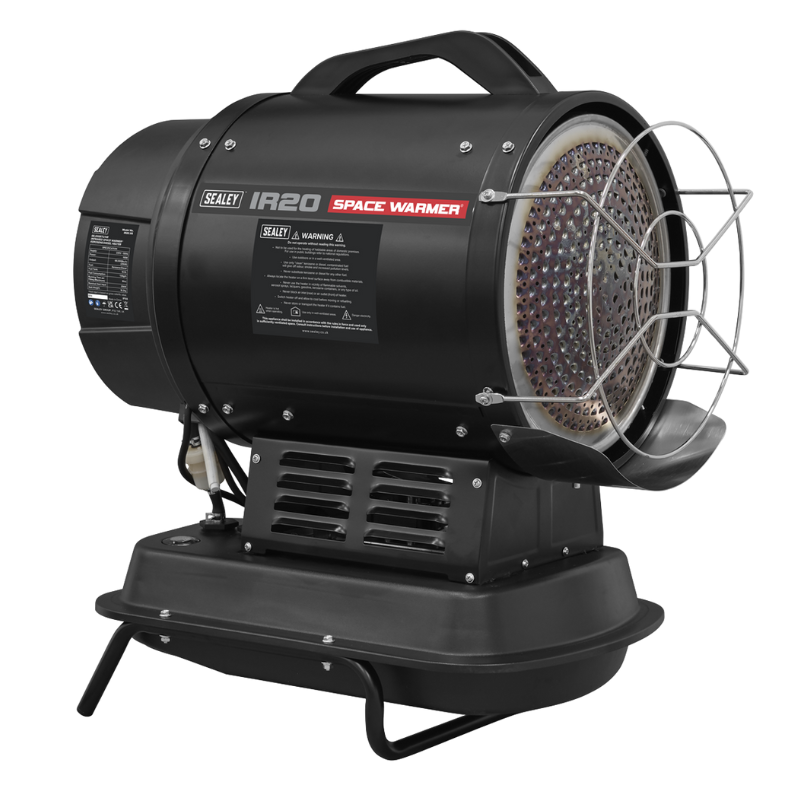 Sealey IR20 Infrared Space Warmer Kerosene/Diesel Heater 68,000Btu/hr