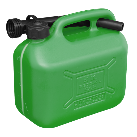 Sealey JC5G Fuel Can 5L - Green