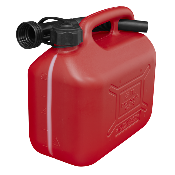 Sealey JC5R Fuel Can 5L - Red