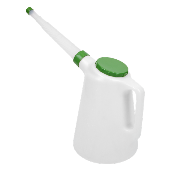 Sealey JDL5G Oil Container with Green Lid & Flexible Spout 5L